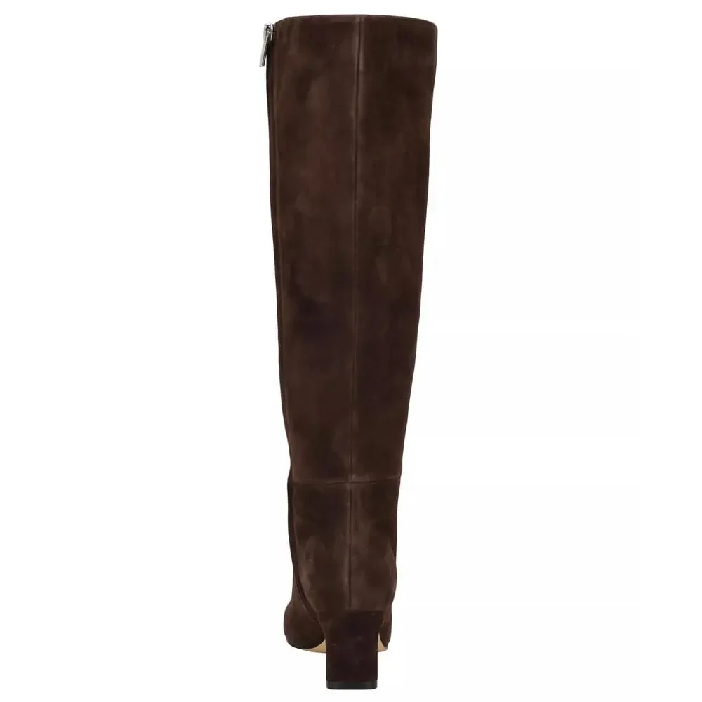 Calvin Klein Women's Caterine Brown Suede Boots Size 8 MSRP $239